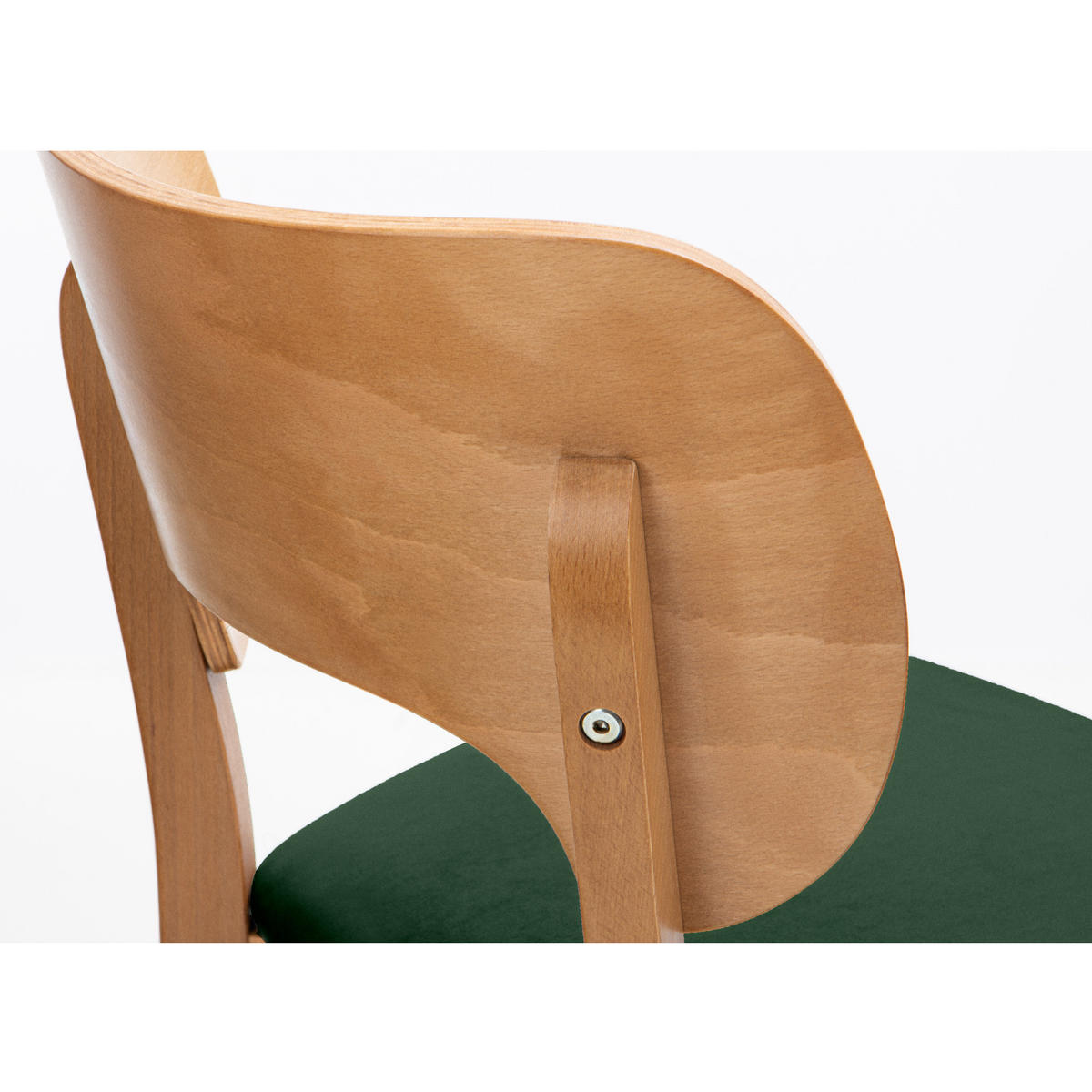 ESSZIMMERSTÜHLE LYCO (2er-Set), dunkelgrün / Eiche hell - Dunkelgrün/Eichefarben, Holz/Buchenholz (47/81/45cm) - KONSIMO®