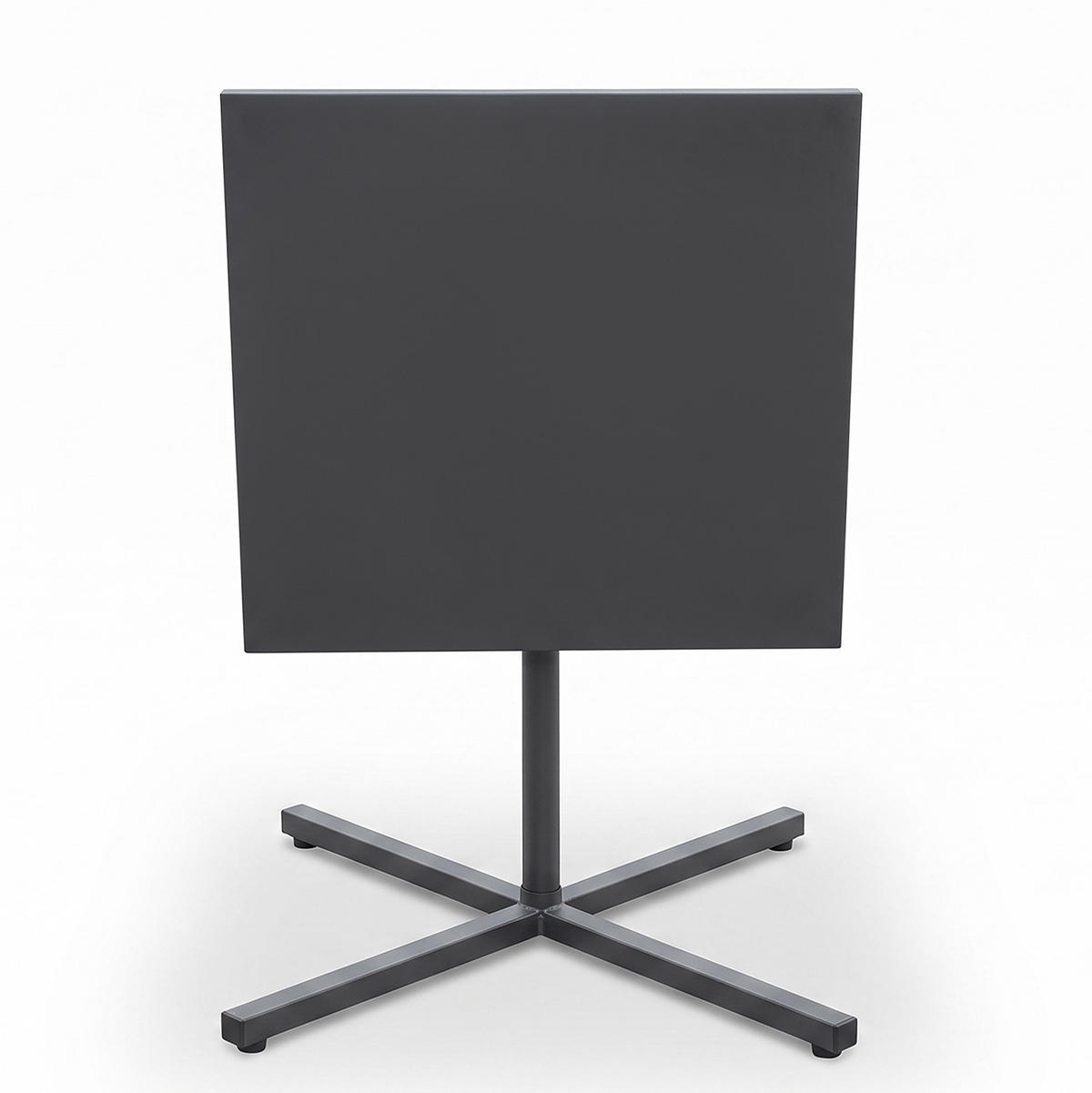 KLAPPTISCH - Stahl - Anthrazit, Metall (60/60/74cm) - home24