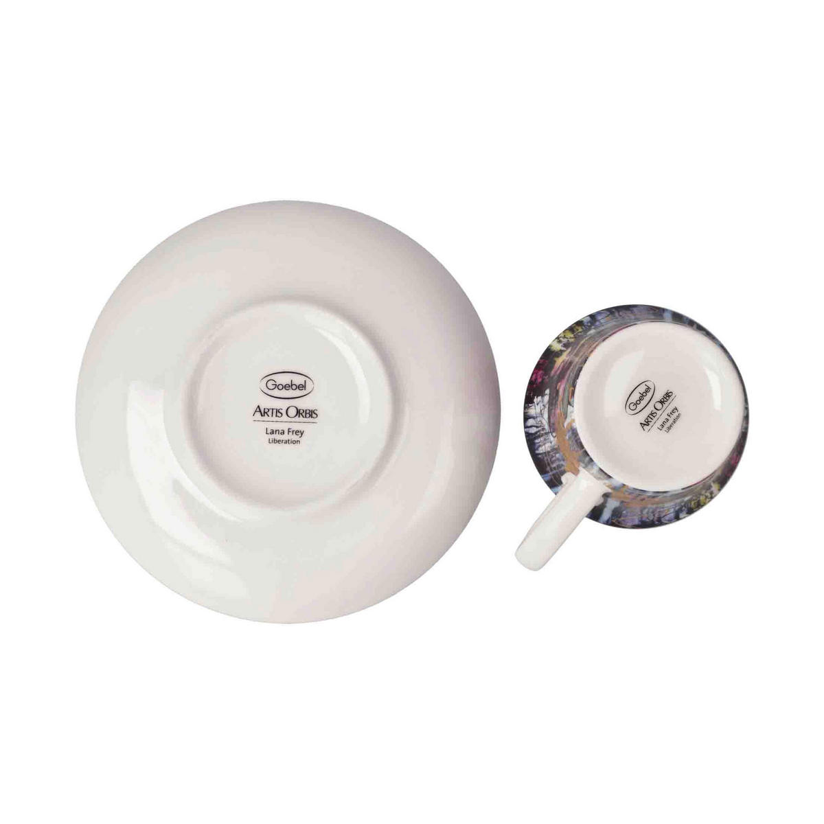ESPRESSOTASSE Lana Frey Liberation, Fine Bone China, Bunt, 100 ml - Multicolor, Keramik (0.1L) - Goebel