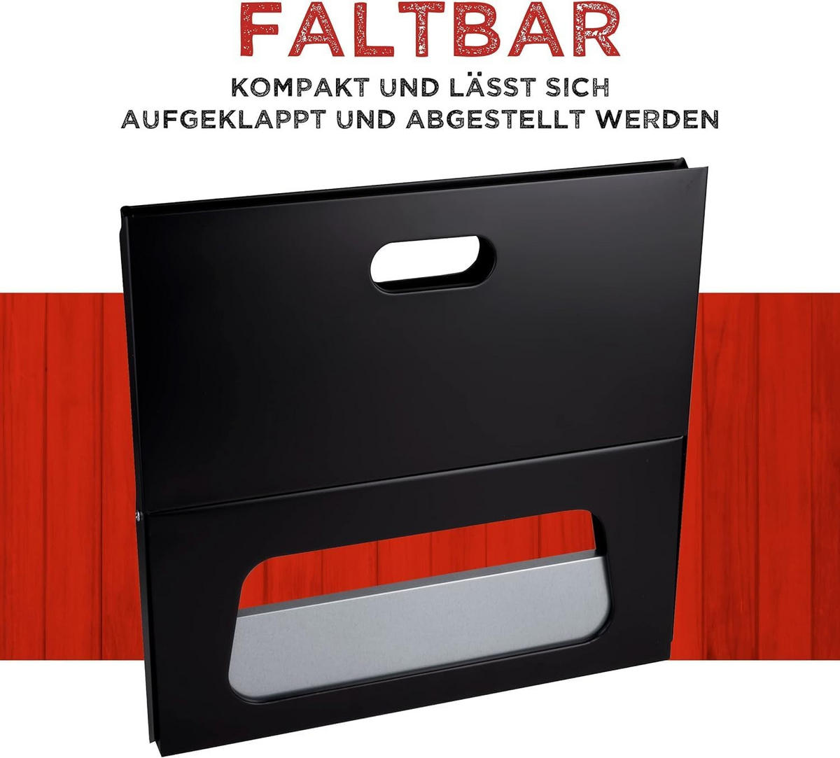 TISCHGRILL 502601 Schwarz - Schwarz, Metall (28/36/46cm) - Resch