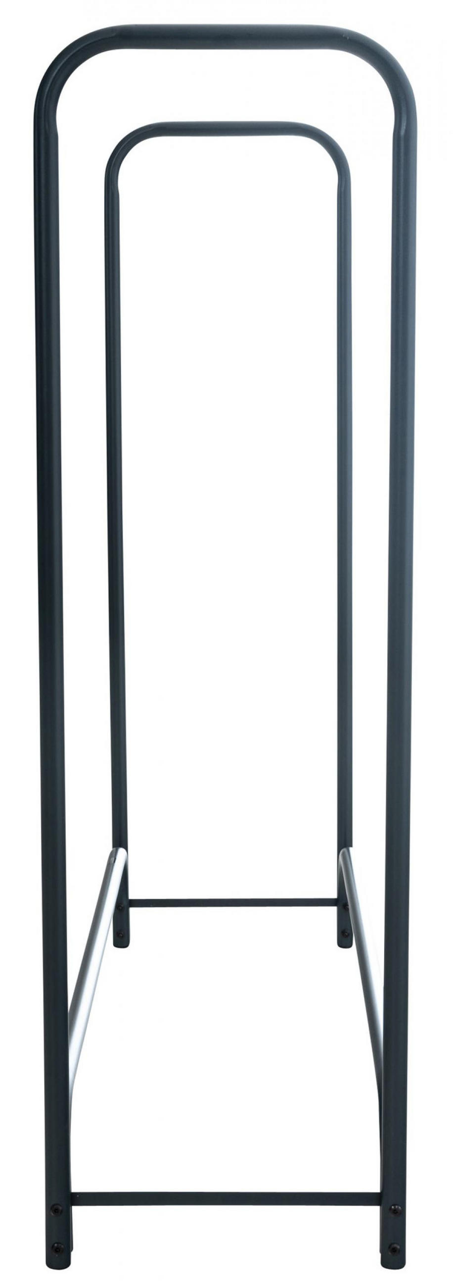 KAMINHOLZREGAL 120/36/120 cm Metall anthrazit - Anthrazit/Grau, Metall (120/120/36cm) - CLP