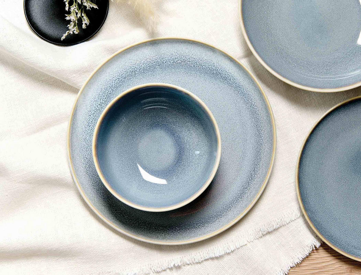 SPEISETELLER Skagen Stone grau ø 26,5 cm 4er Set - Grau, Keramik (26.5cm) - Ritzenhoff Breker