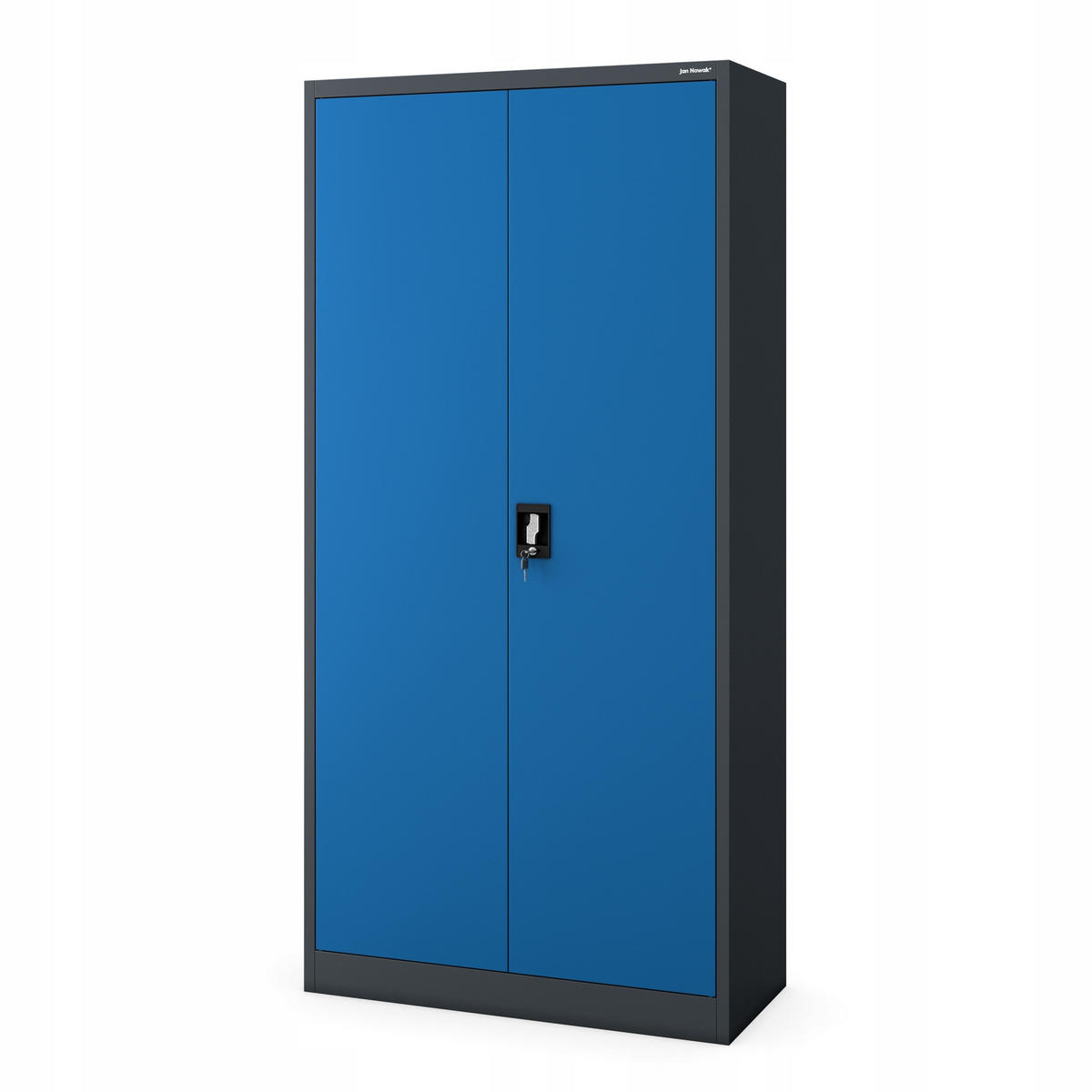 MEHRZWECKSCHRANK DAWID - Blau/Anthrazit, Metall (90/185/45cm) - Jan Nowak