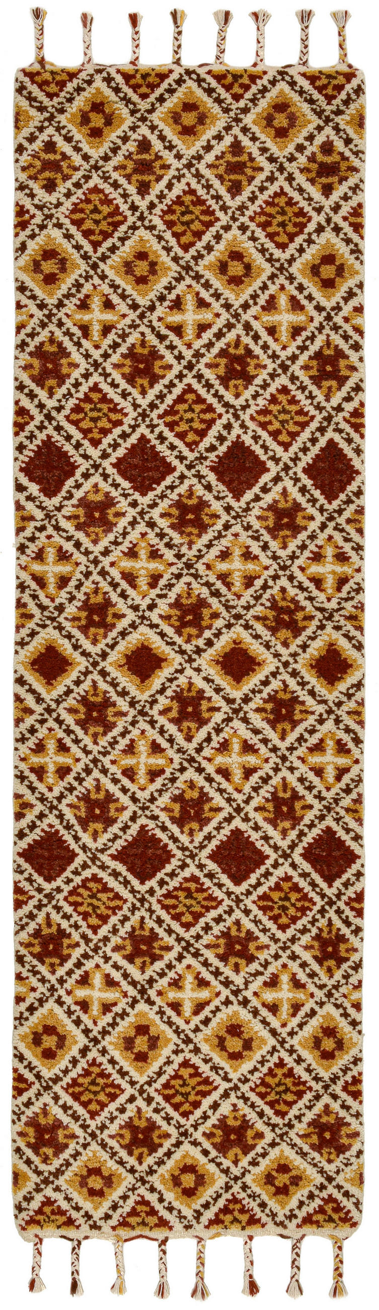 BERBERTEPPICH Marmoucha 70x240 cm - Terra cotta, Textil (70/240cm) - THEKO
