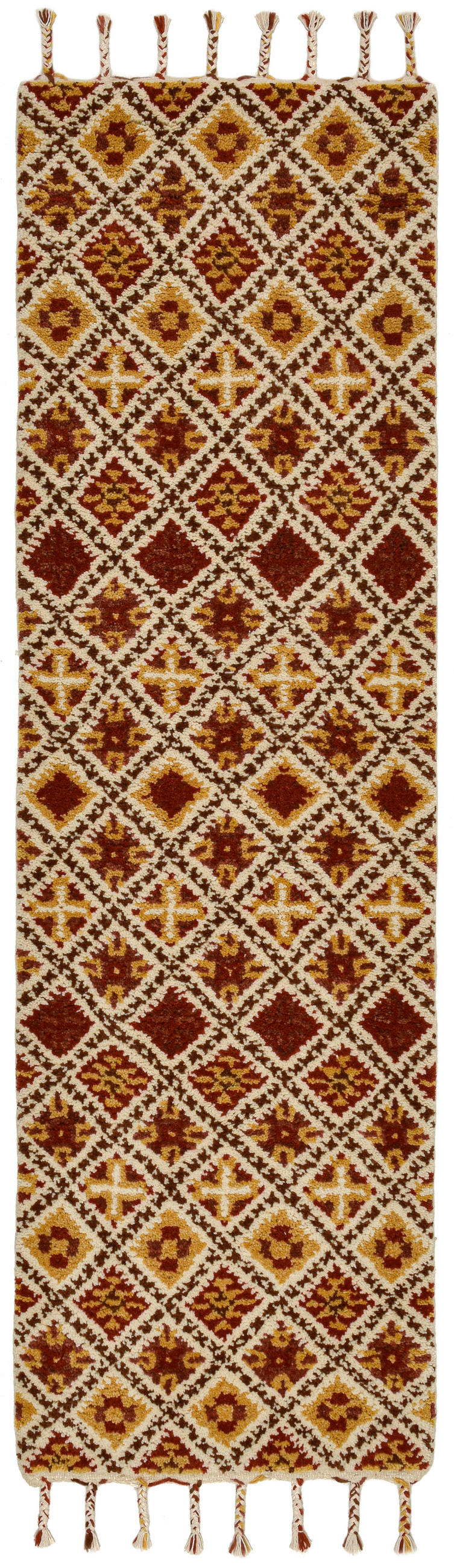 BERBERTEPPICH Marmoucha 70x240 cm - Terra cotta, Textil (70/240cm) - THEKO