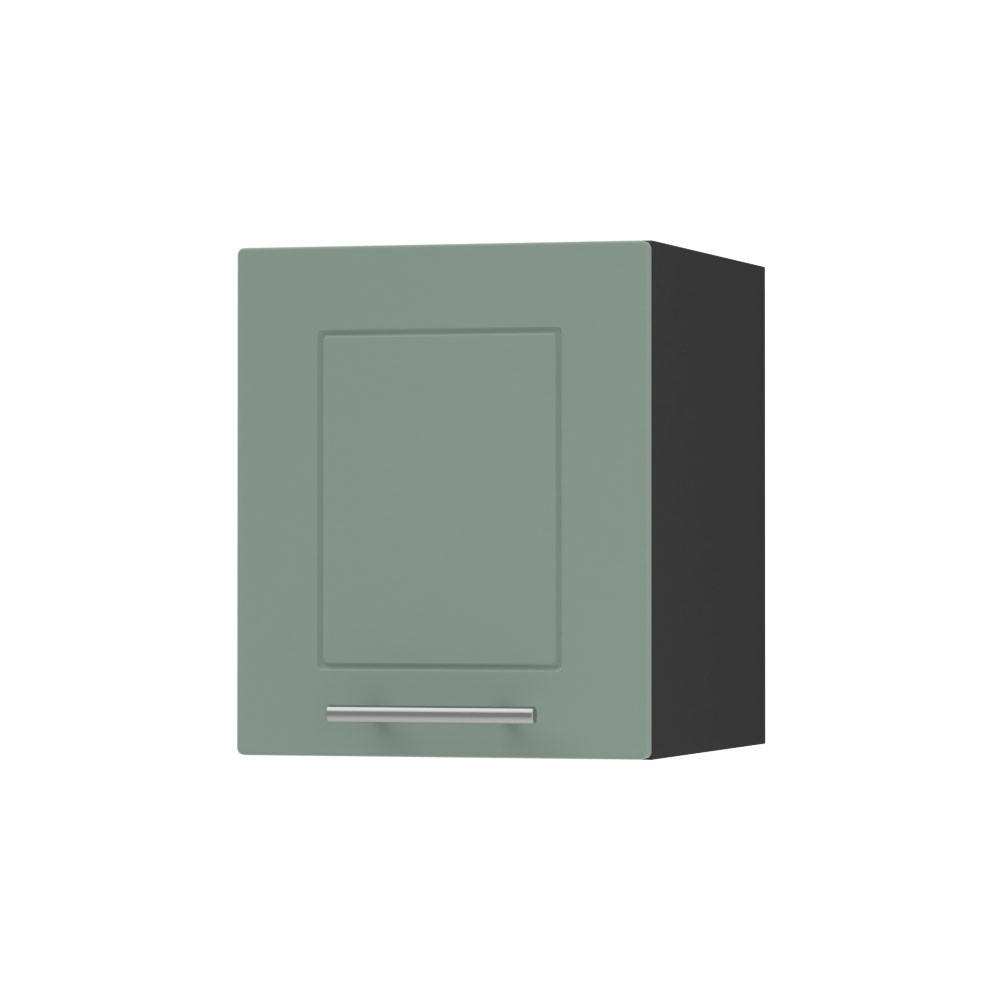 Feldmann-Wohnen Klapphängeschrank Mintgrün, Schwarz 30x36x32.5 cm