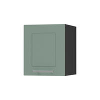 KLAPPHÄNGESCHRANK Kvantum W4B/40 Mint Matt / Schwarz Matt 40 / 32,5 / 36cm - Schwarz/Mintgrün, Holz/Holzwerkstoff (40/36/32.5cm) - Feldmann-Wohnen