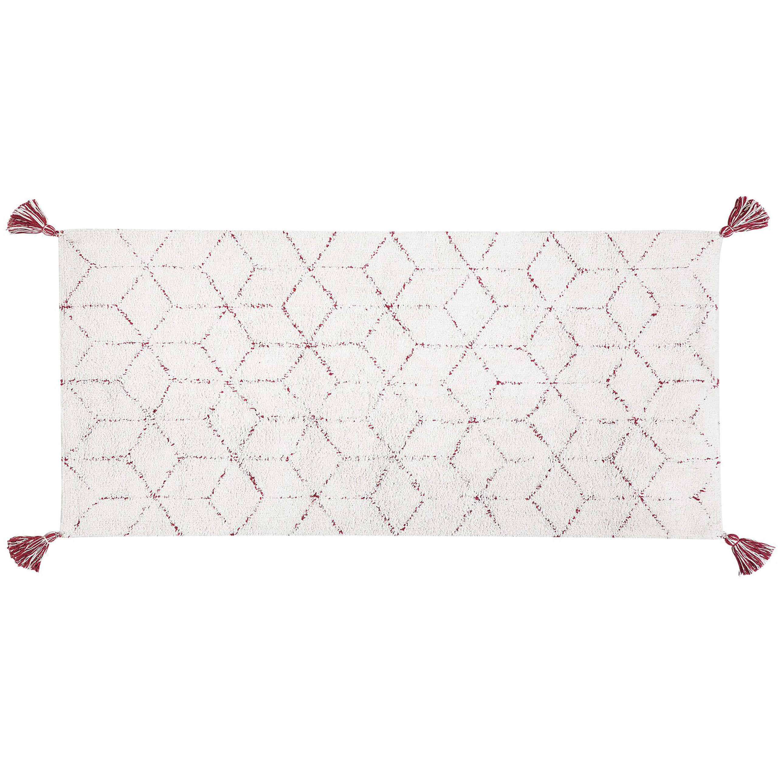 SHAGGY-TEPPICH Sakarya 150/80 cm - Weiß, Textil (80/150cm) - Beliani