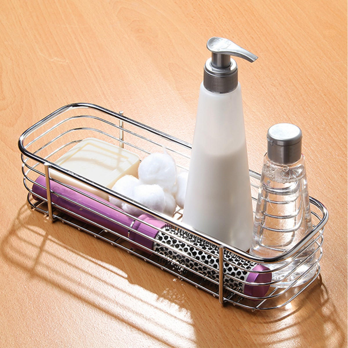 DRAHTKORB zum Aufhängen - 28/9,5/6,5 cm - Silberfarben, Metall (28/9.5/6.5cm) - Calicosy