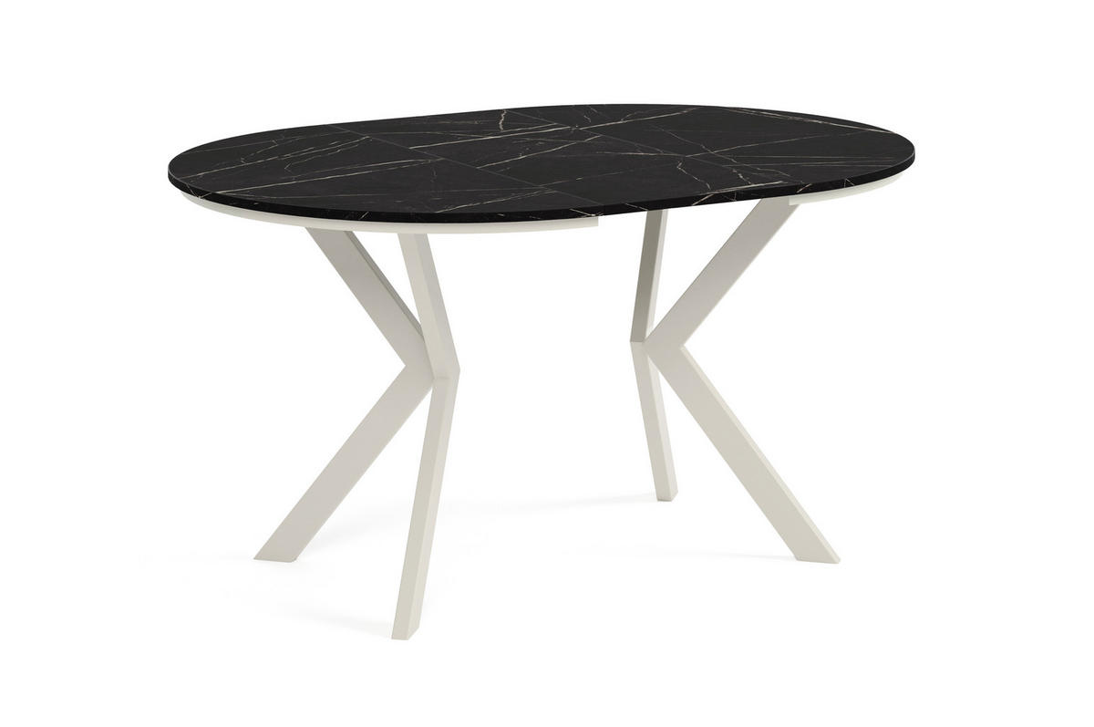 ESSTISCH EVO mit Felge - Kaschmir/Multicolor, Holzwerkstoff/Metall (90/90/76cm) - Meblini