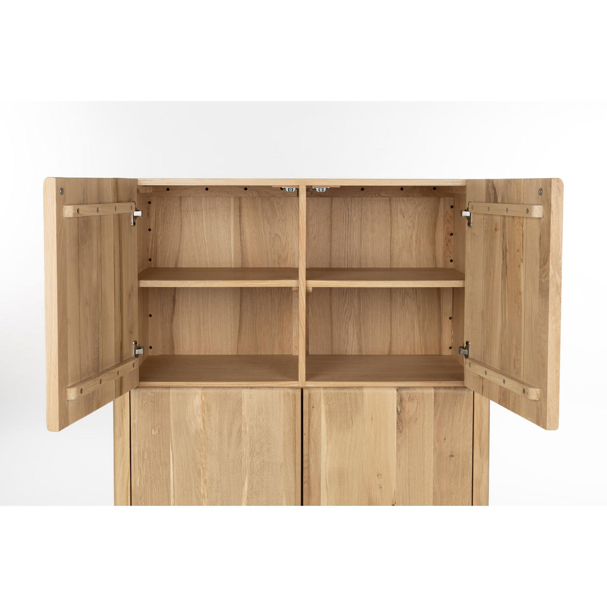 SIDEBOARD Ember Hoch - Naturfarben, Holz (100/130/45cm) - Zuiver