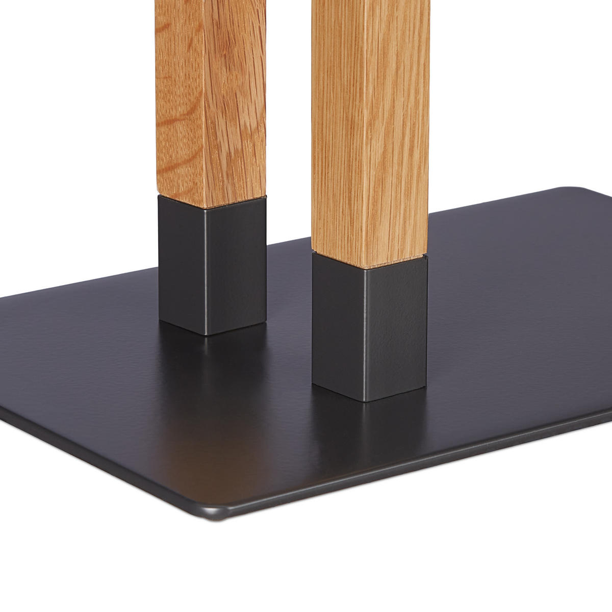 HANDTUCHHALTER - Multicolor, Holz/Metall (51.5/83.5/20cm) - Relaxdays