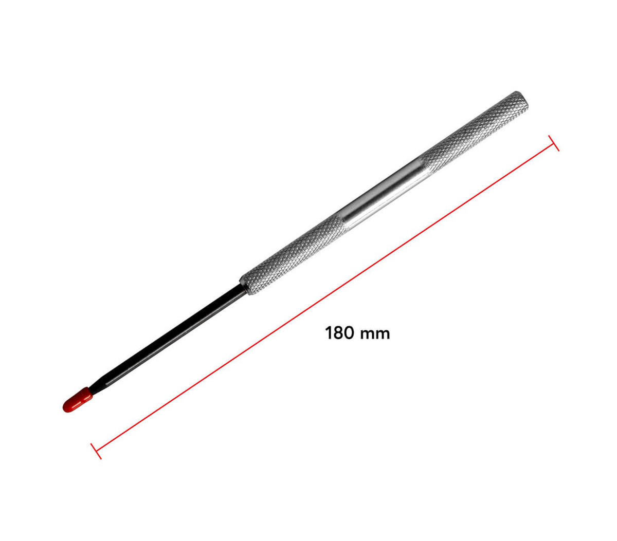 ANREISSNADEL 180 mm Eingeschraubte Nadel - Silberfarben, Metall (18/0.5/1cm) - BAUHELD