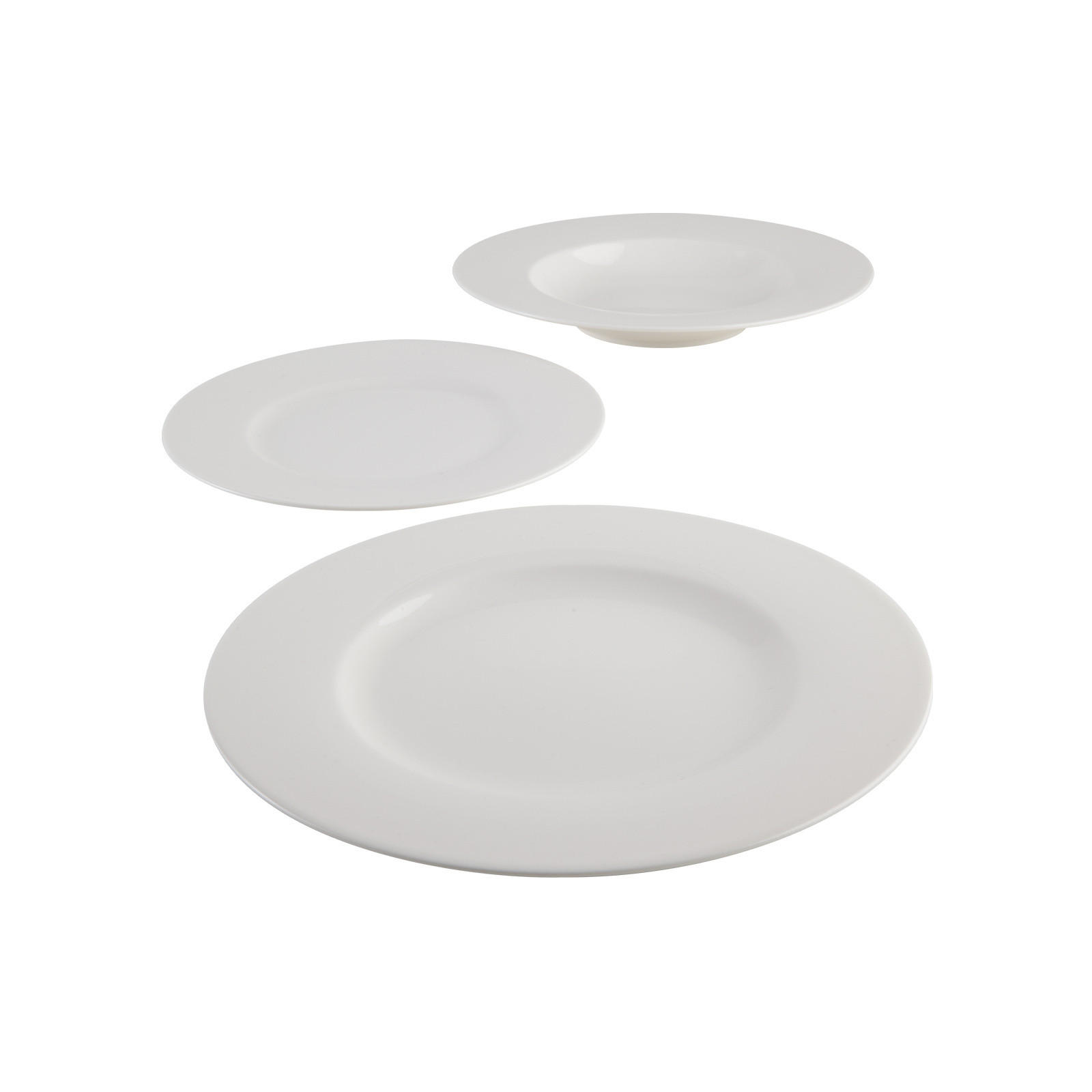 STARTER SET Basic White weiß 12er Set - Weiß, Keramik (21.7/30.6/30.2cm) - vivo | Villeroy & Boch Group