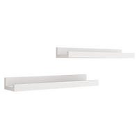 WANDBOARD Maelio - Weiß, Kunststoff (45/10/10cm) - MIRJAN24