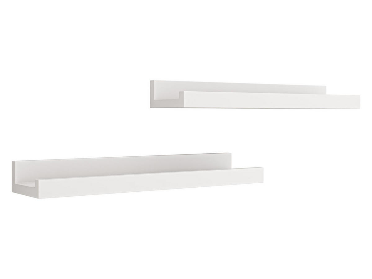 WANDBOARD Maelio - Weiß, Kunststoff (45/10/10cm) - MIRJAN24