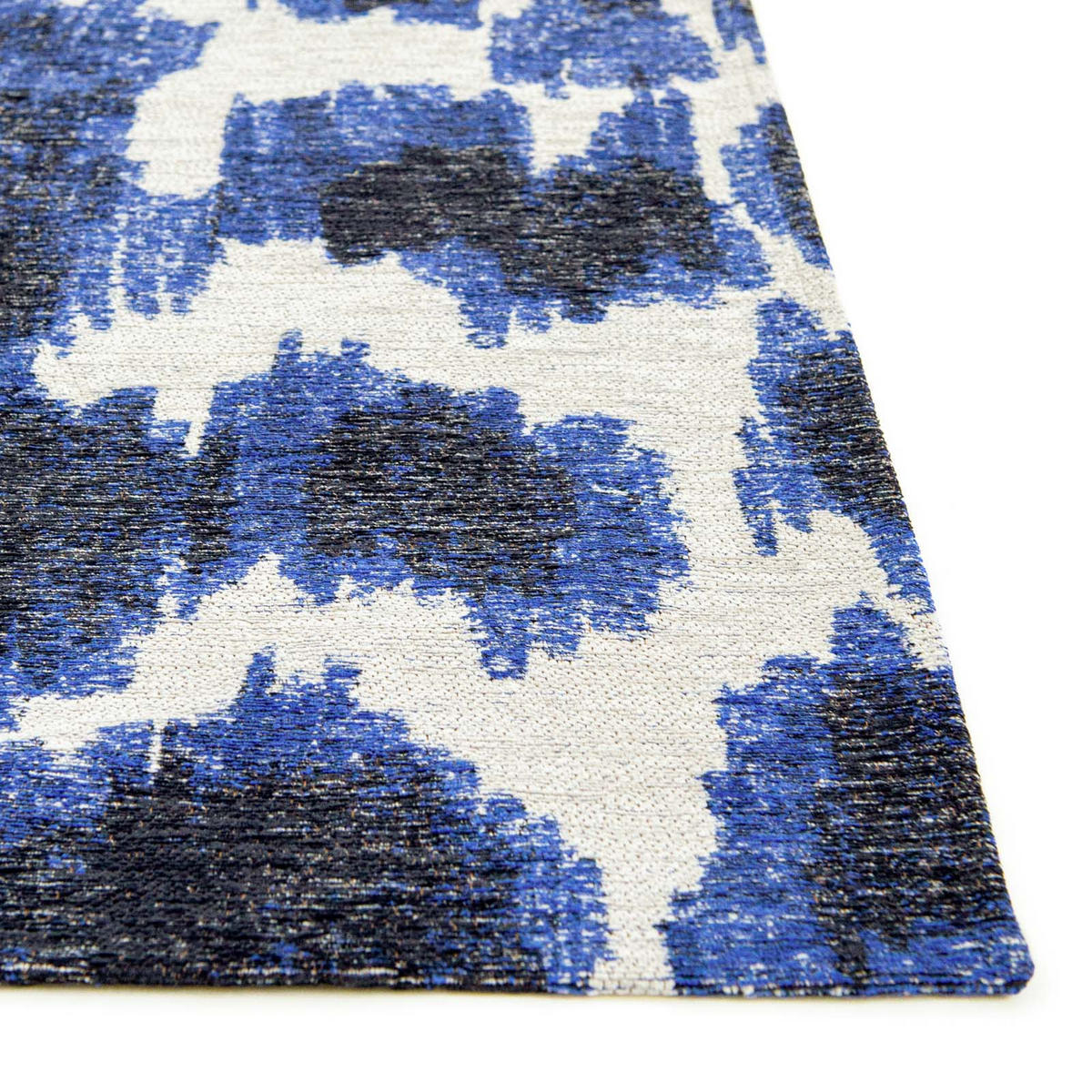 PREPROGA Ikat Ultramarine 140/200 cm - modra, umetna masa/tekstil (140/200cm) - Lola&Moi