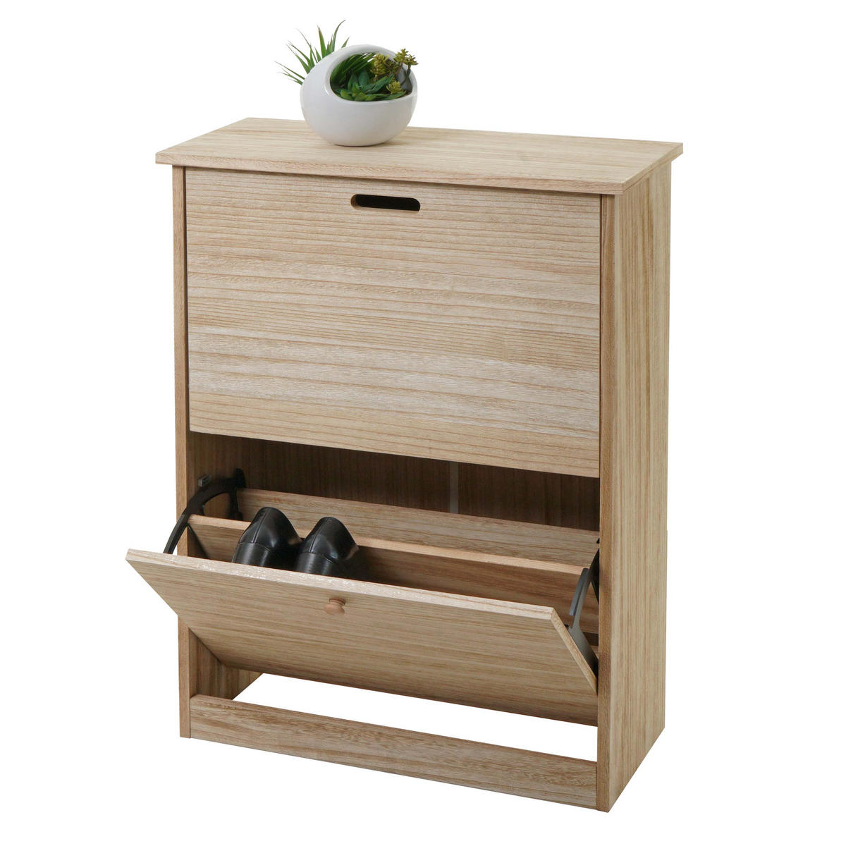 SCHUHKIPPER Braun - Braun, Holzwerkstoff (60/81/25cm) - MCW