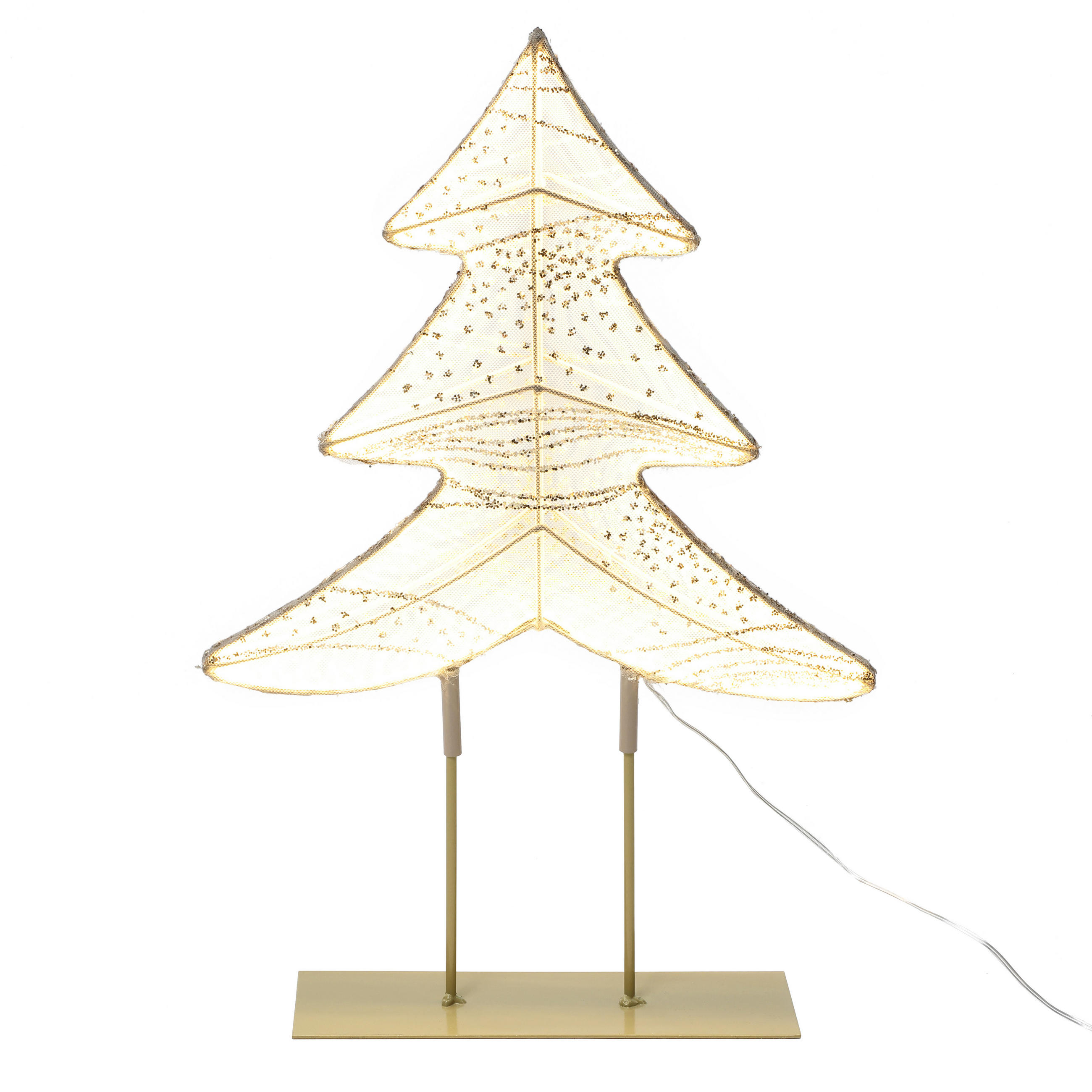 Hometopia Weihnachtsdeko Champagner 7x45x31 cm