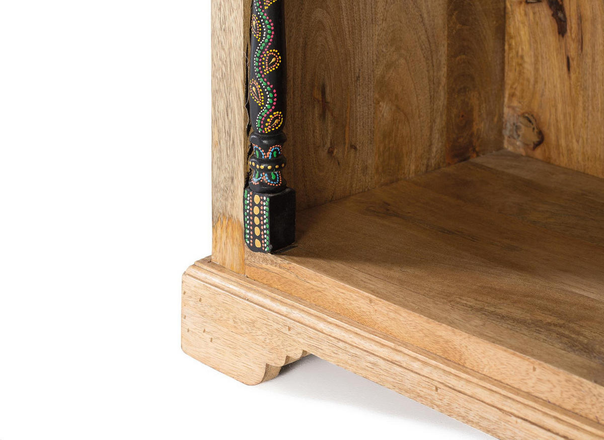 KONSOLE aus natürlichem und mehrfarbigem Mangoholz - Braun, Holz (35/79/88cm) - Giner y Colomer