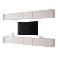 TV-LOWBOARD ANGEL V mit LED-Beleuchtung, 300 cm Kaschmir - Kaschmir, Holzwerkstoff (300/36/40cm) - Idohome