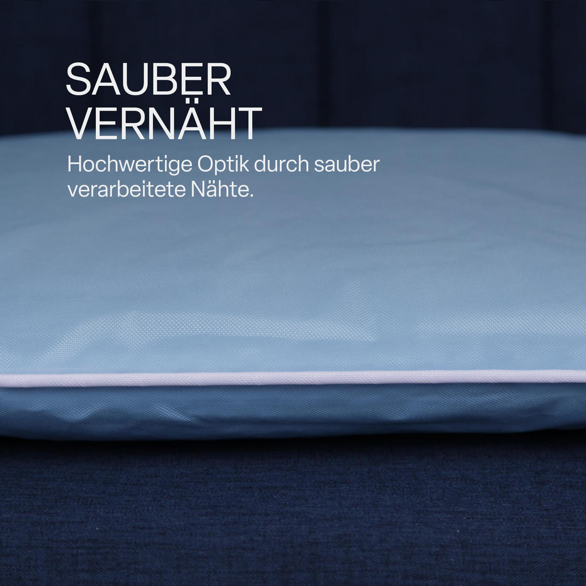 OUTDOORKISSEN 45x45 cm wasserabweisend Türkis 4er-Pack - Türkis, Kunststoff (45/45cm)
