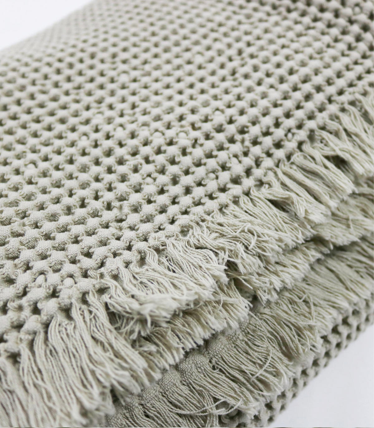 BABYDECKE Cocoon. Plaid. 130x170 cm. Greige - Beige, Textil (130/170cm) - SOWL