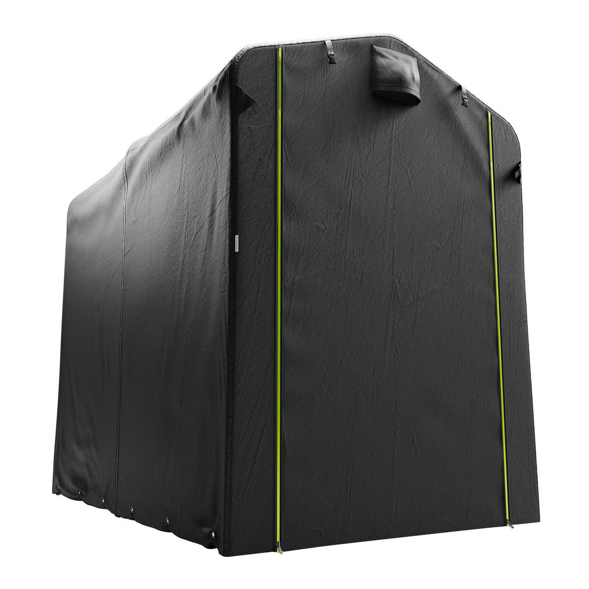 GERÄTEZELT S anthrazit 180/120/165 cm - Anthrazit, Metall (120/165/180cm) - Juskys