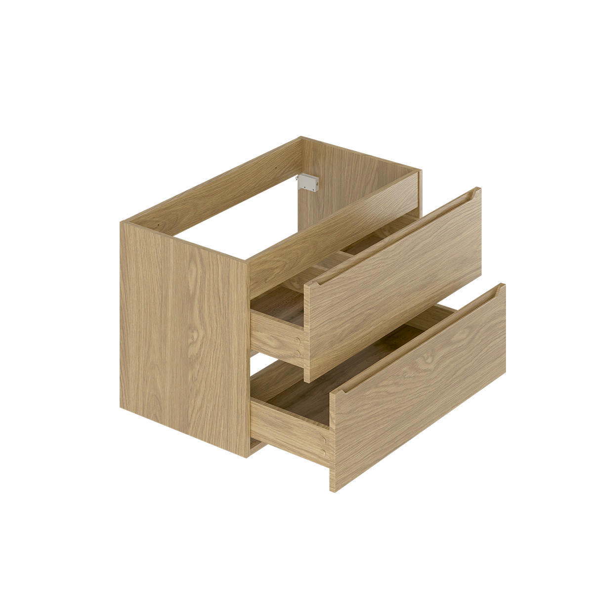 WASCHTISCH 80cm Viggo Holz - Braun, Holzwerkstoff (80/50/45.8cm) - Petits-meubles