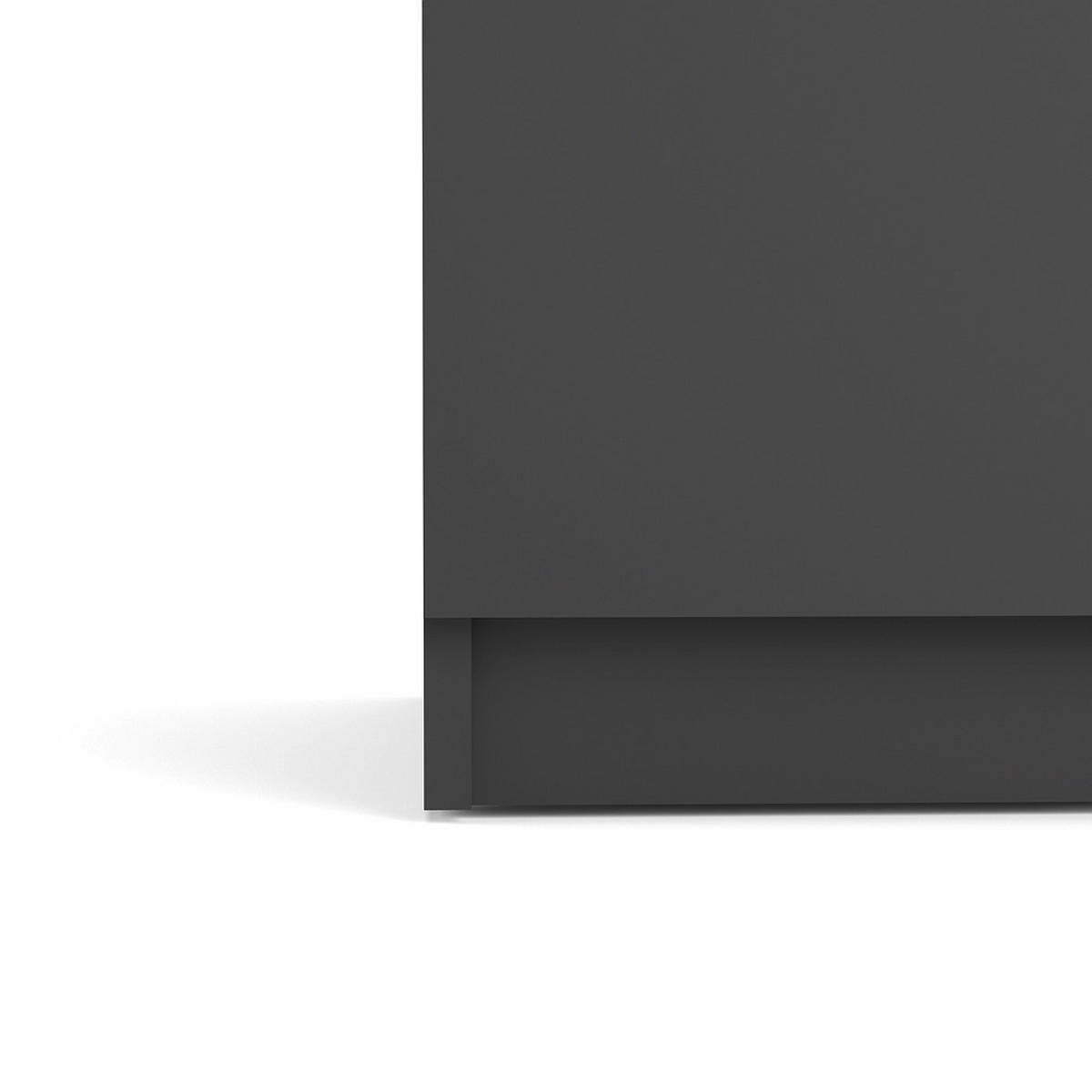 HIGHBOARD mattschwarz - Schwarz, Holzwerkstoff (80/100/40cm) - ebuy24