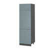 KÜHLUMBAUSCHRANK R-Line Blau-Grau 60 cm - Anthrazit/Blaugrau, Holzwerkstoff (60/206.8/57.2cm) - Vicco
