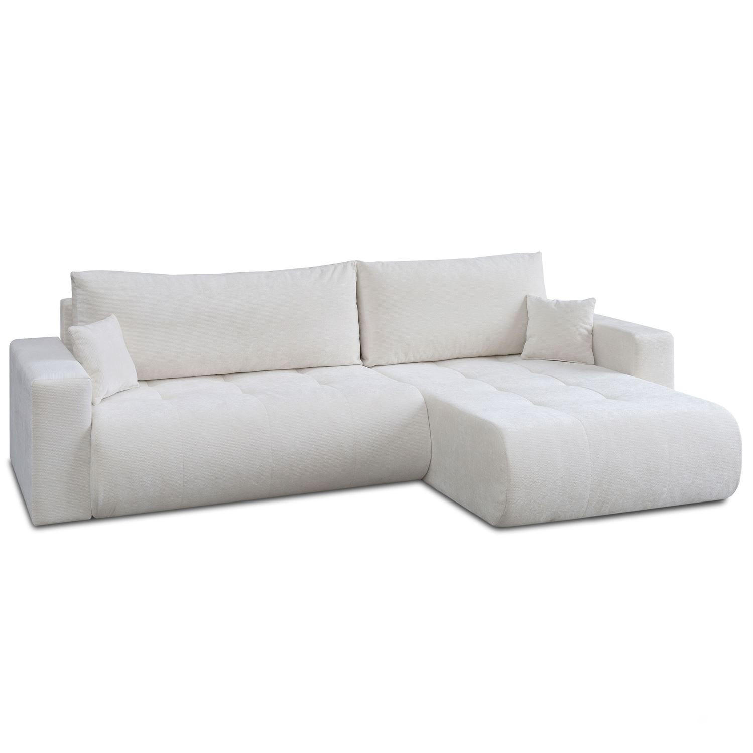 ECKSOFA CLOUD II XL mit Schlaffunktion Vibe 03 - Beige, Textil (280/152cm) - Lookway