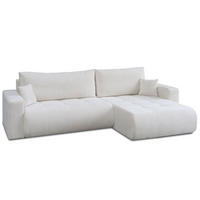 ECKSOFA CLOUD II XL mit Schlaffunktion Vibe 03 - Beige, Textil (280/152cm) - Lookway