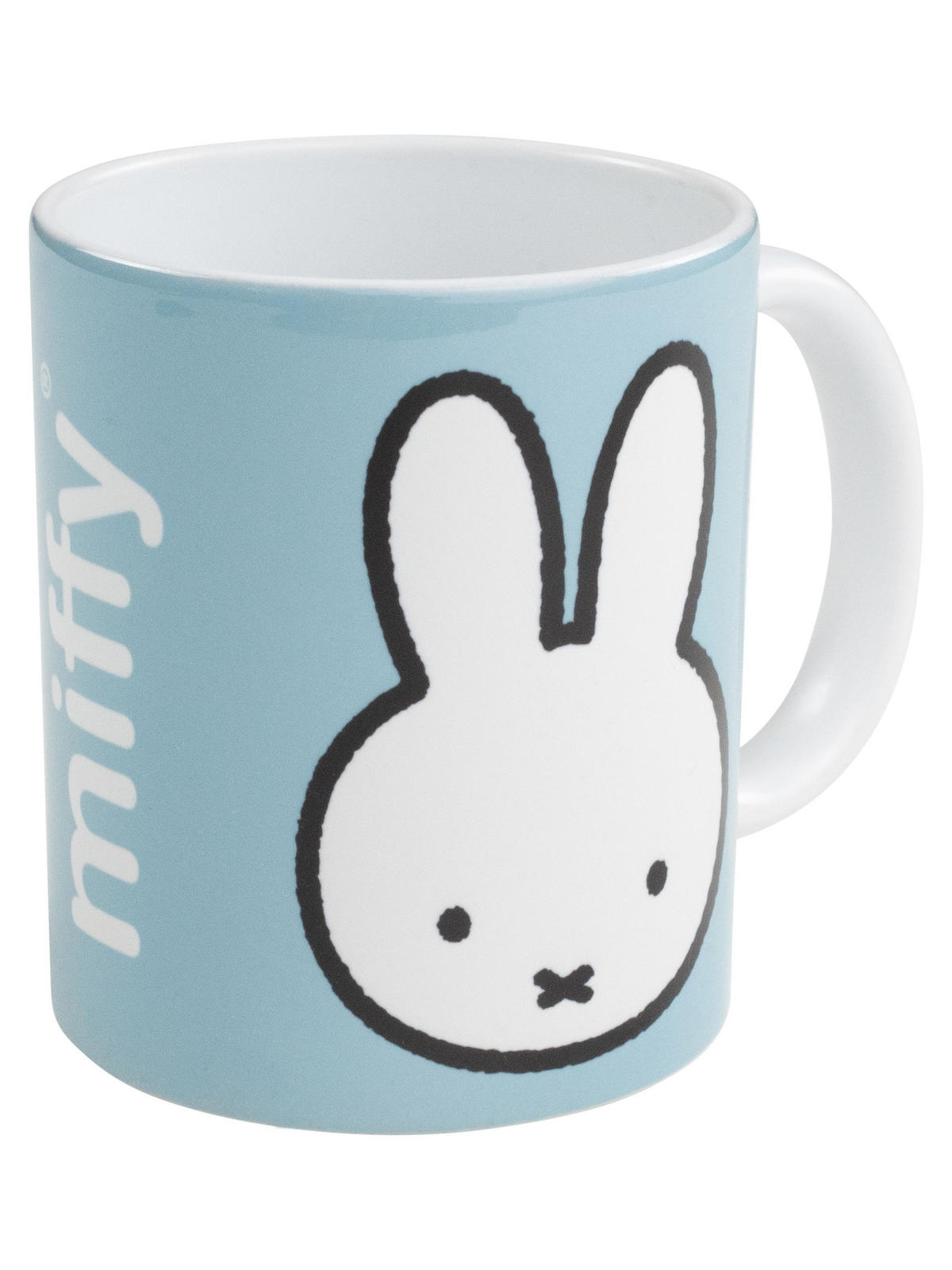 KAFFEEBECHER Miffy Hase Blau 320 ml - Blau, Keramik (0.32L) - United Labels
