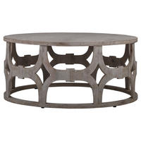 COUCHTISCH Ø100x45 cm rund Natur handgefertigt aus Mangoholz - Naturfarben, Holz (100/45/100cm) - WOMO-DESIGN