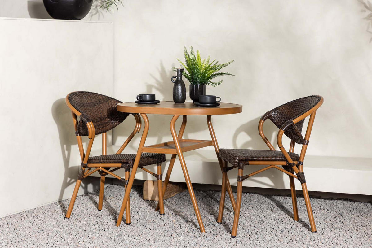 GARTENSET braun - Braun, Holzwerkstoff - ebuy24