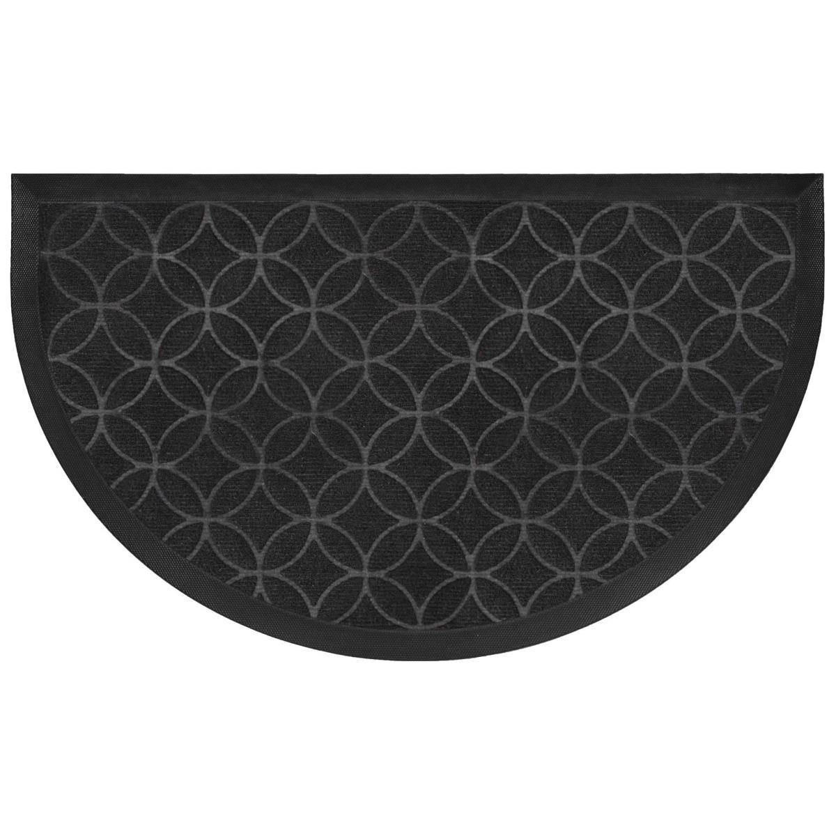 FUSSMATTE 45/75 cm Anthrazitfarben, Schwarz - Anthrazit, Kunststoff (75/45cm) - Douceur d´intérieur