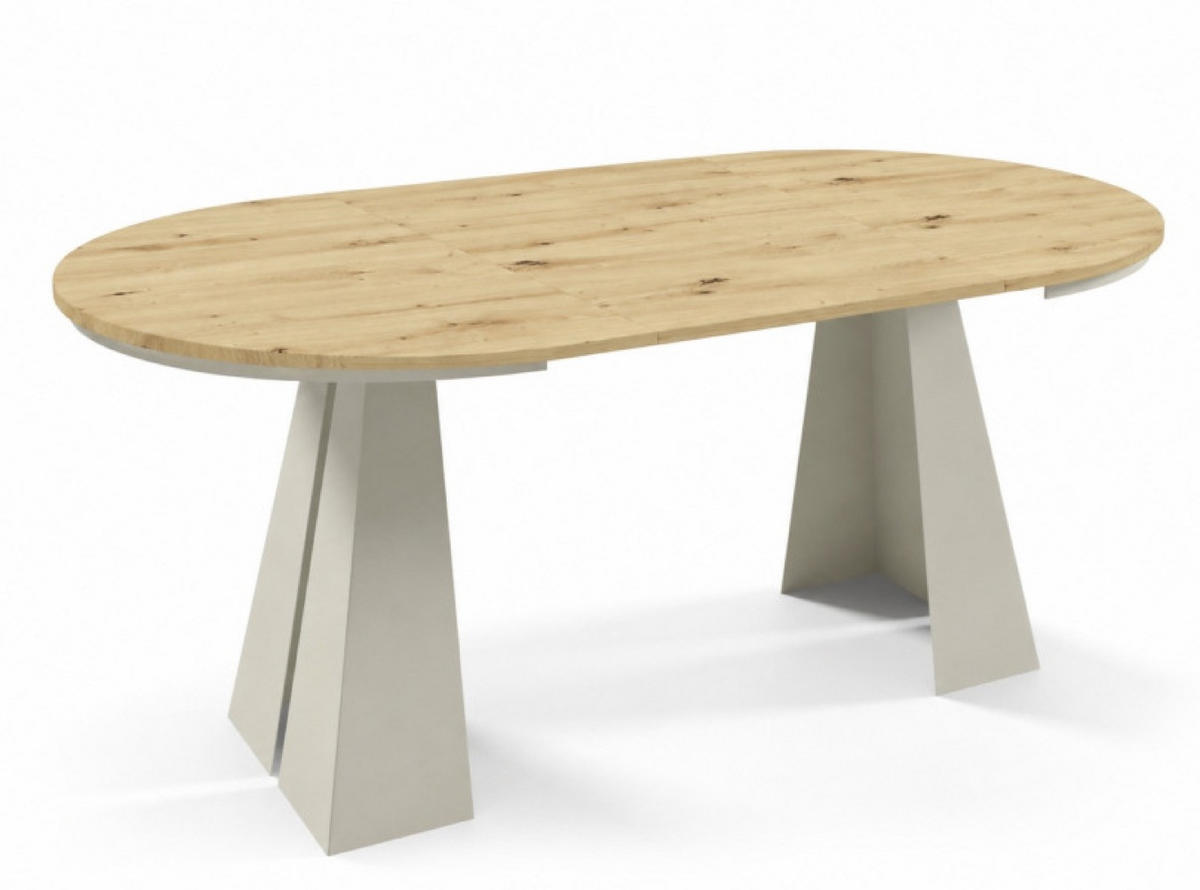 TISCH Kaschmir Frega Ausziehbar - Kaschmir/Eiche Artisan, Holzwerkstoff (196/120/76cm) - Sepro Meble
