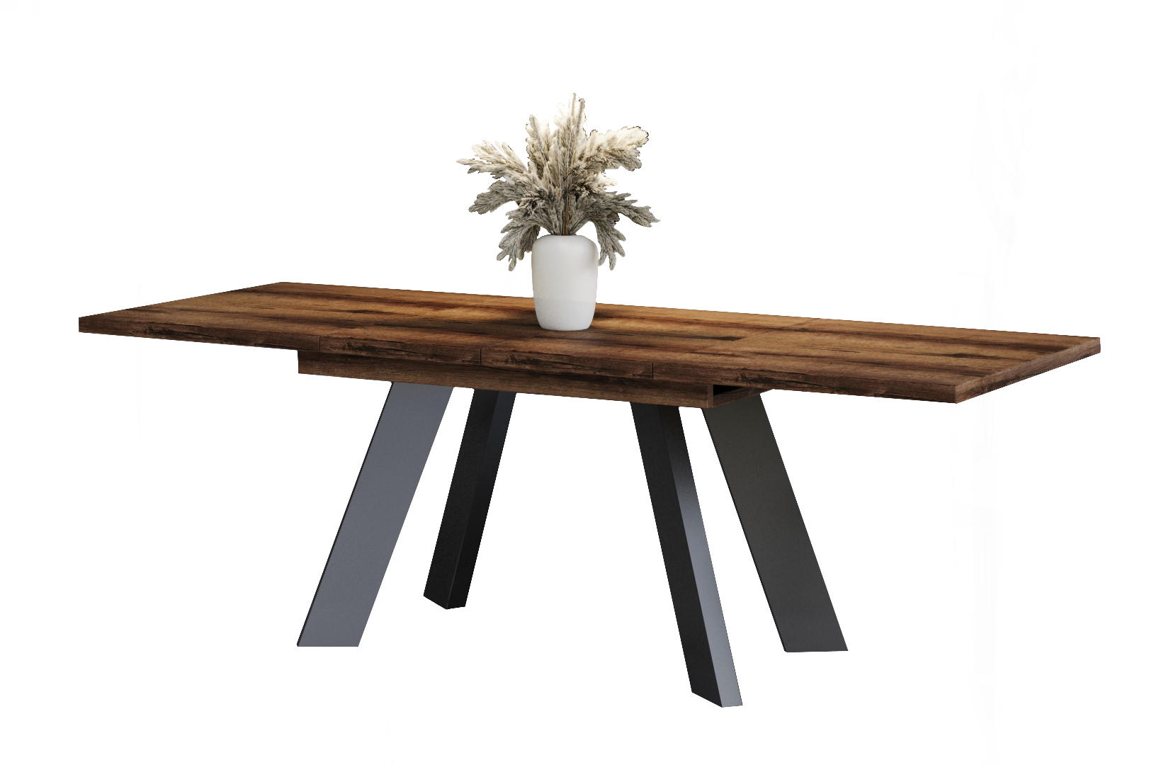 ESSTISCH Como ausziehbar bis 210 cm - Mooreichefarben, Holzwerkstoff (130/80/76cm) - Endo-Moebel