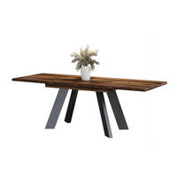 ESSTISCH Como ausziehbar bis 210 cm - Mooreichefarben, Holzwerkstoff (130/80/76cm) - Endo-Moebel