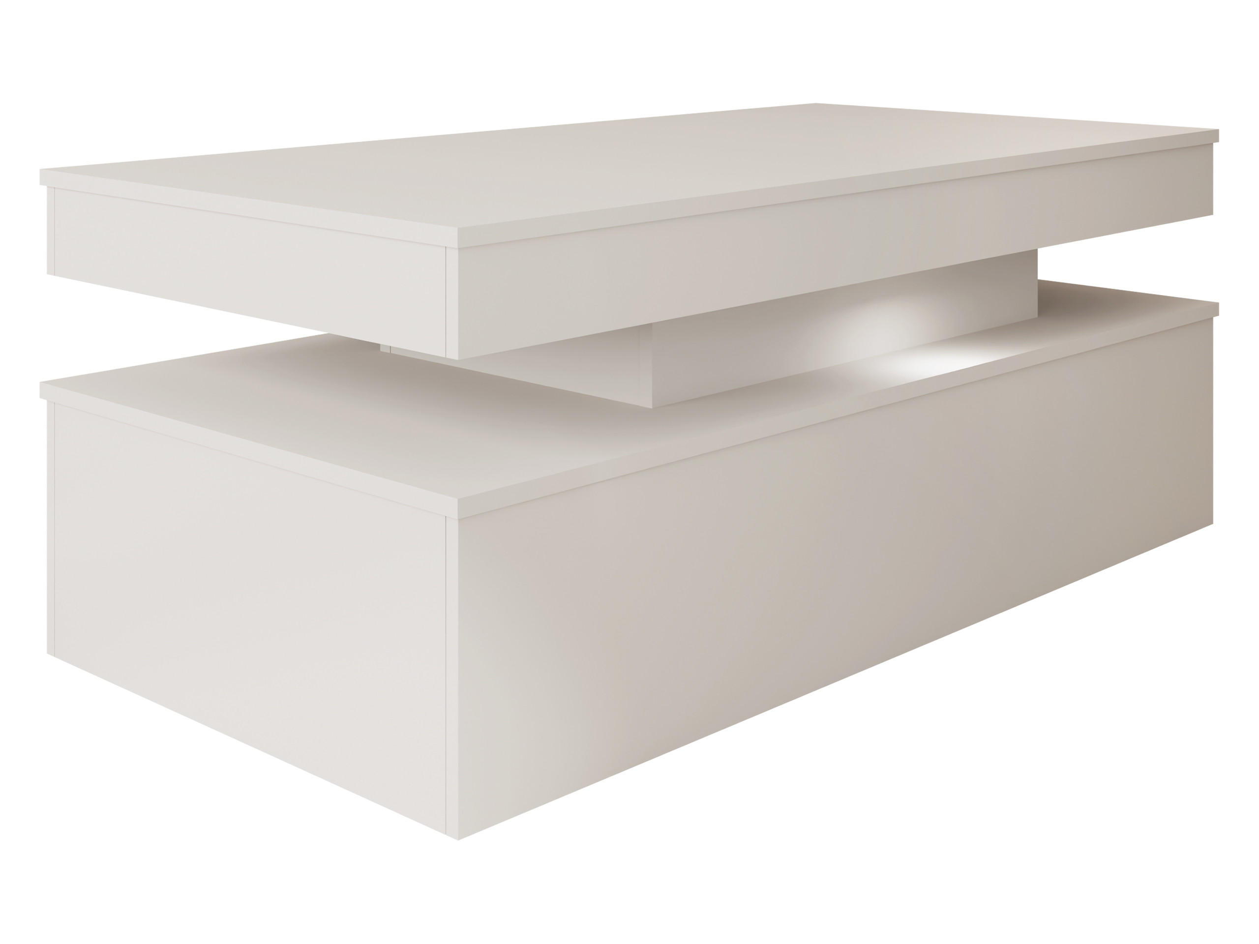 Mirjan24 Couchtisch Sand 120x50x55 cm