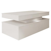 COUCHTISCH 120 Glossa Bis 01 - Sandfarben, Holzwerkstoff/Kunststoff (55/120/50cm) - MIRJAN24