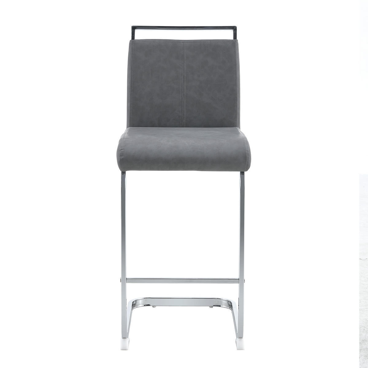 SCHWINGSTUHL DE-36484 2er Set mit PU-Bezug Dunkelgrau - Dunkelgrau, Metall (46.5/96.5/38.9cm) - ComfortXL