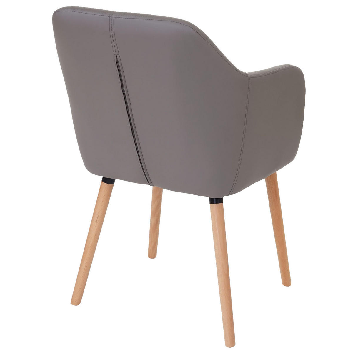 ESSZIMMERSTUHL taupe 6er-Set - Taupe, Textil (58/88/64cm) - MCW