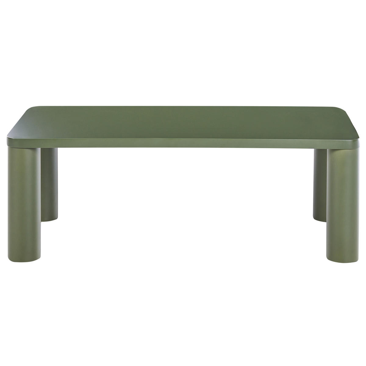 KONFERENČNÍ STOLEK Zelený Yentna - zelená barva, kompozitní dřevo (120/60/40cm) - Beliani