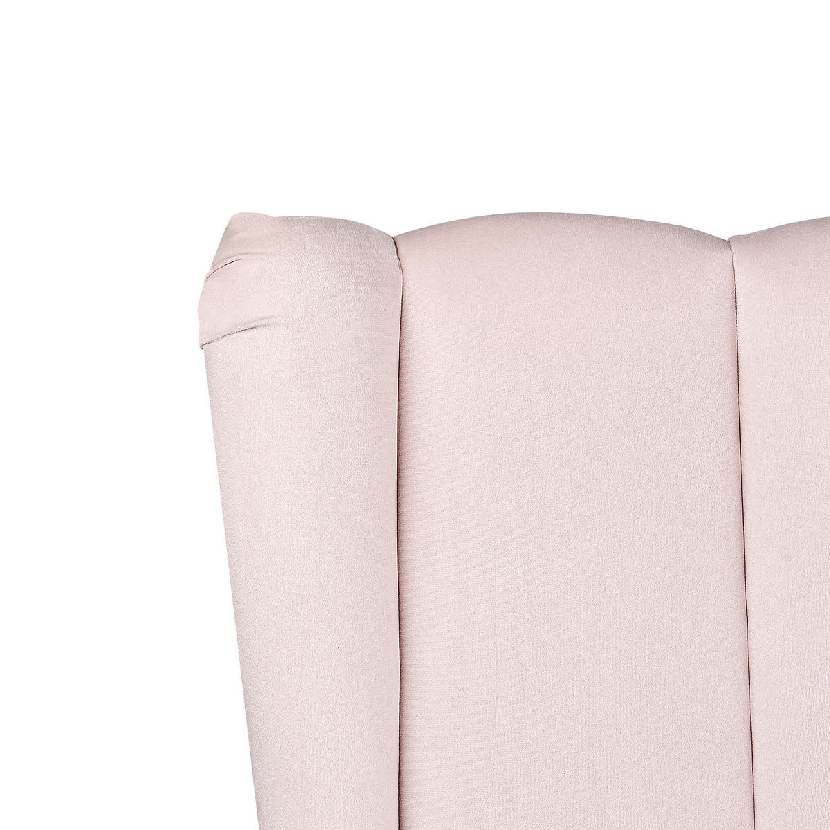 POLSTERBETT 140/200cm Rosa Miribel - Pink, Textil (140/200cm) - Beliani
