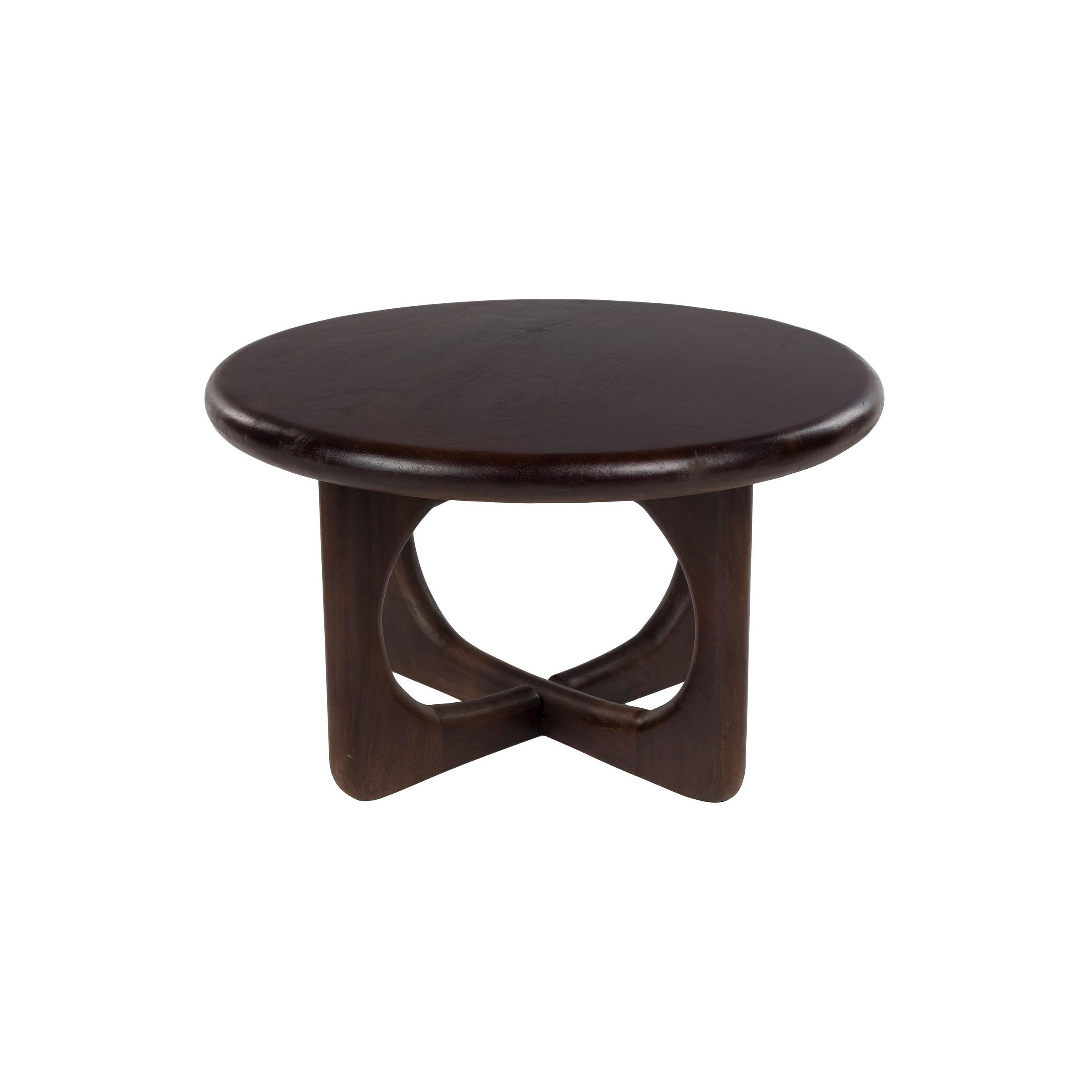 COUCHTISCH Jani Rund 60 cm Dunkelbraun - Braun, Holz (60/60/35cm) - Housecraft Living