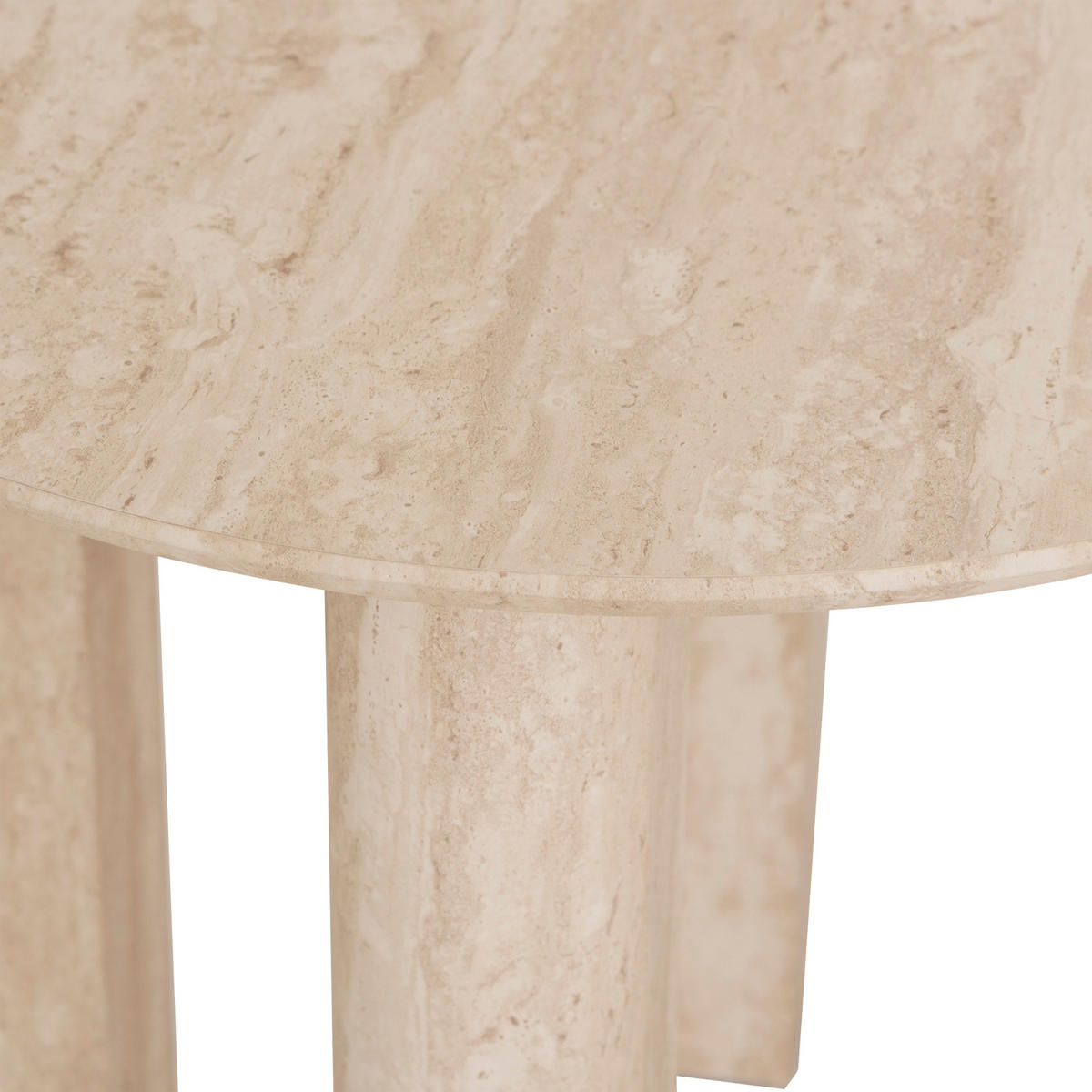 COUCHTISCH Anaya Beige 50,5/50,5/43,5 cm - Beige, Holzwerkstoff (50.5/50.5/43.5cm) - Atmosphera Createur d´interieur