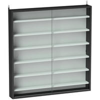 BÜCHERREGAL 80/9,5/83 cm Schwarz - Brombeere, Karton (80/83/9.5cm)