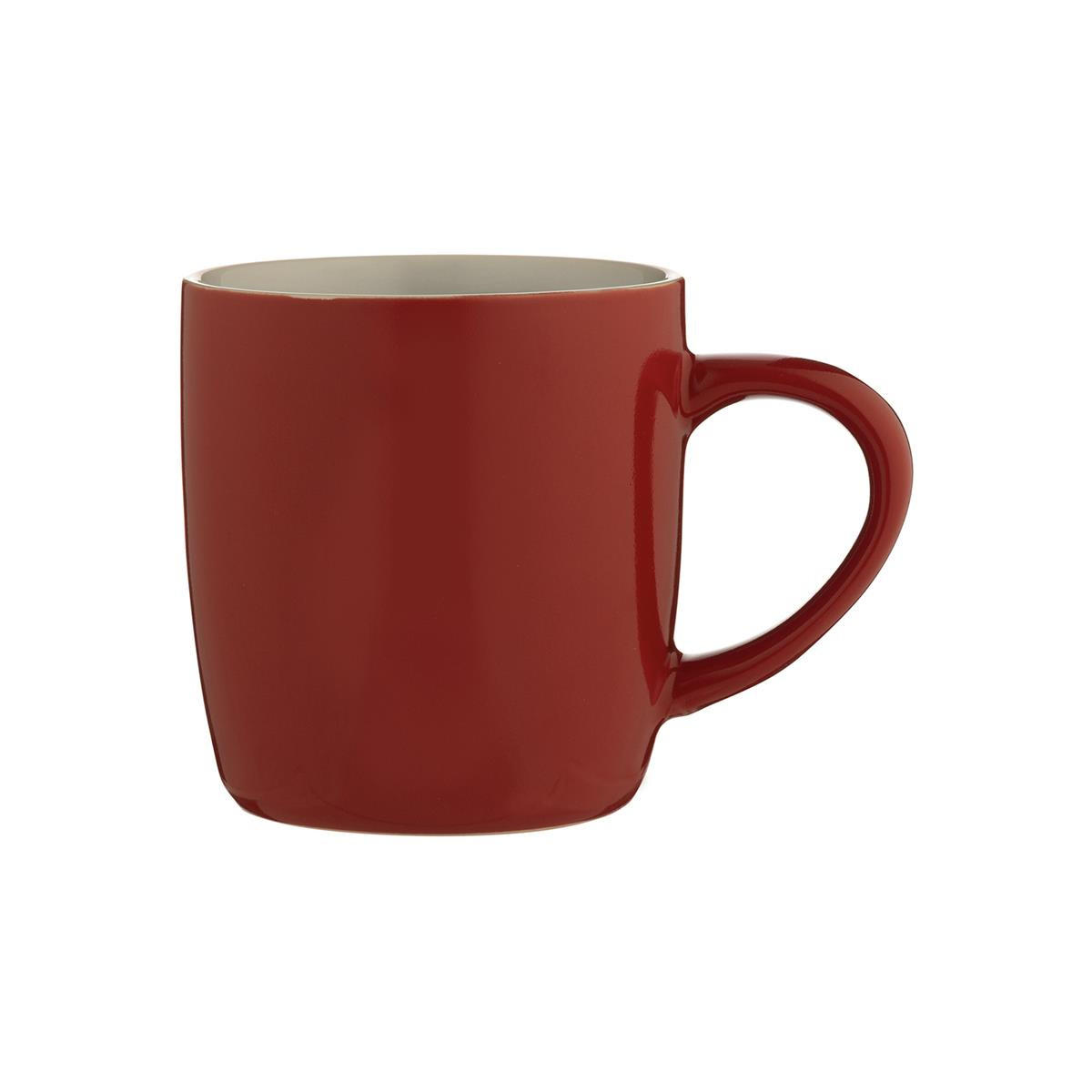TASSE aus Steingut, dunkelrot, 330 ml - Rot, Keramik (0.33L) - Price & Kensington